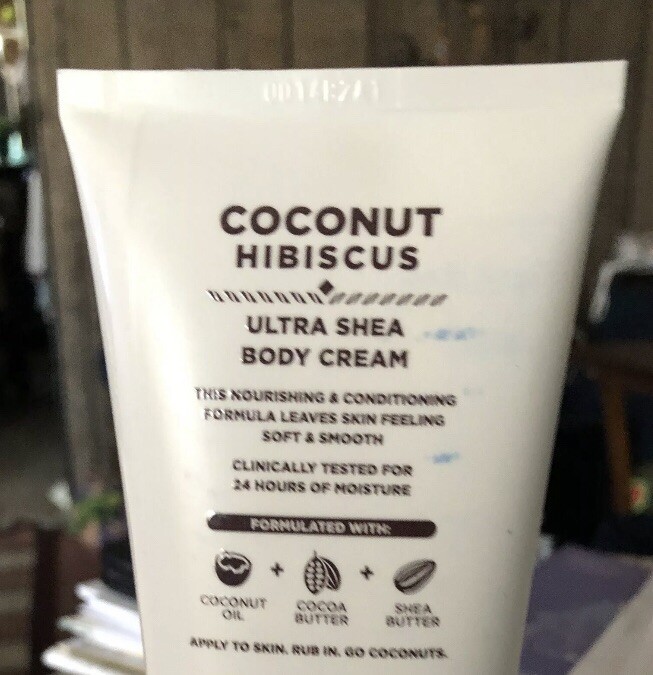 Coconut 🥥 Hibiscus 🌺 24 Hr. Moisture Shea Body Cream Bath And Body