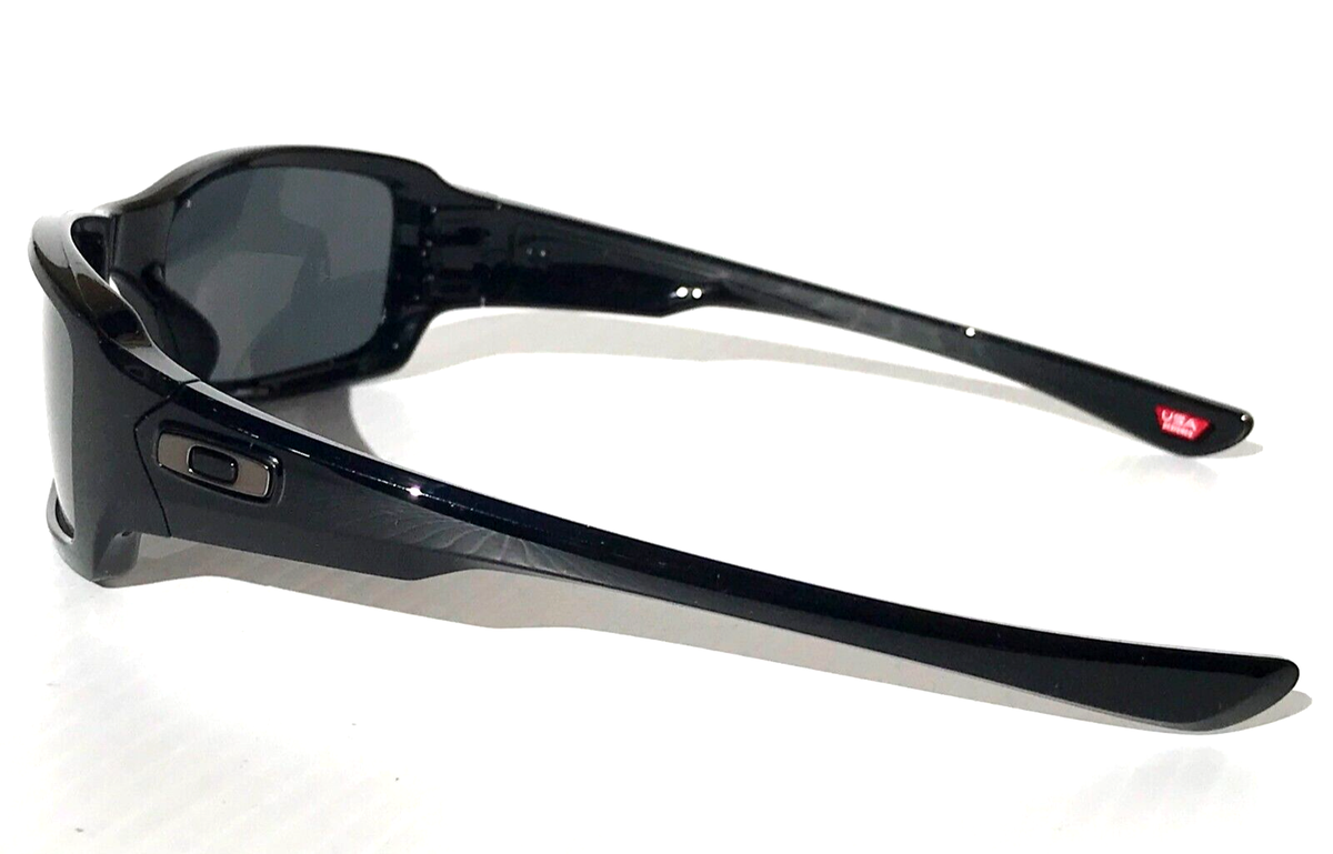 NEW Oakley FIVES Squared Black POLARIZED Galaxy Black Lens