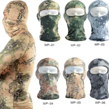 Outdoor Tactical Full Face Mask Hood Balaclava Headgear Cap Ski Mask Hunting Hat