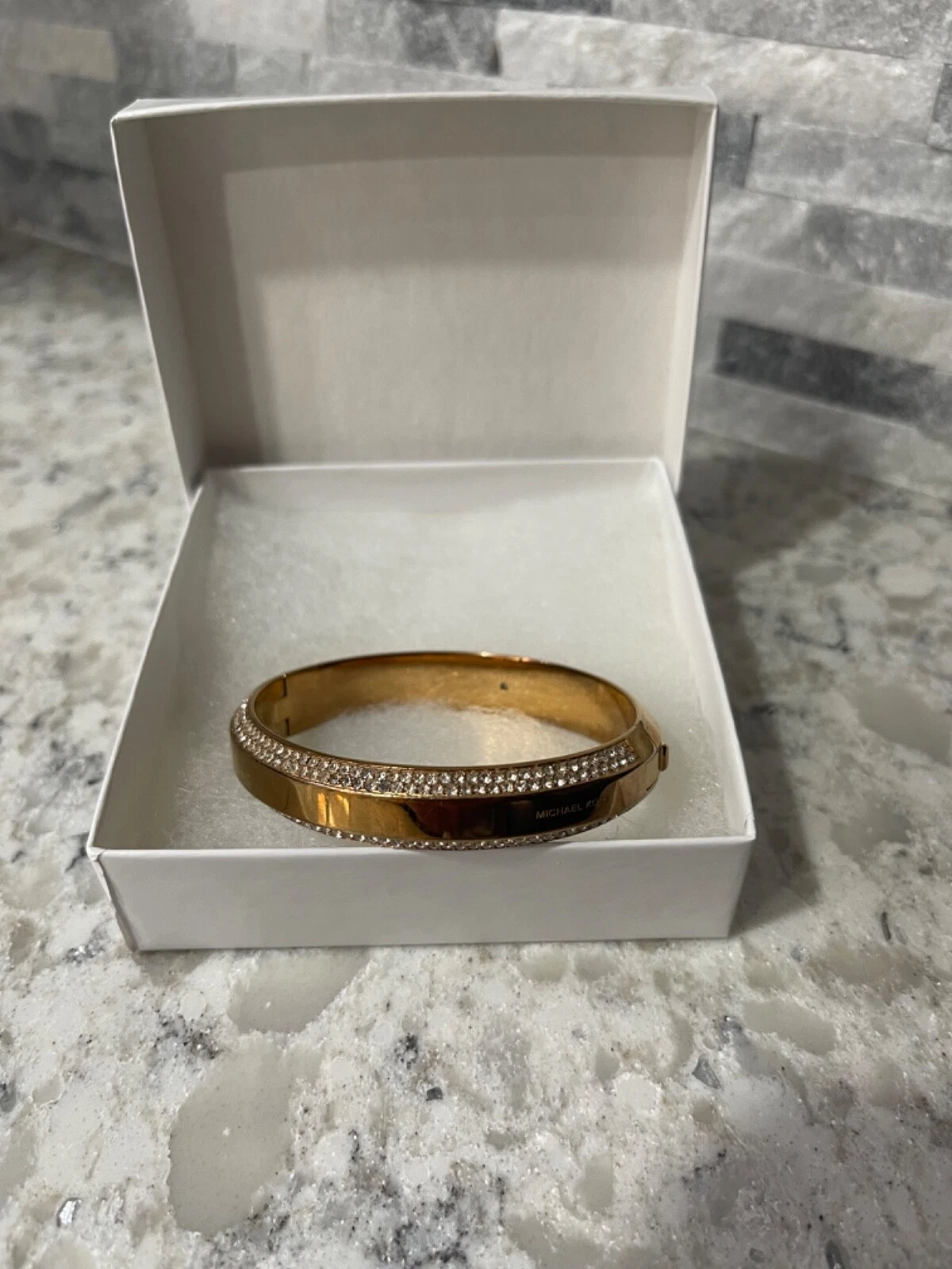 Michael Kors Bracciale Vintage Donna Tono Oro con Sassoni Argento