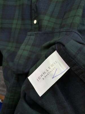 John Lewis Flannel Shirt Men's Size M New | eBay