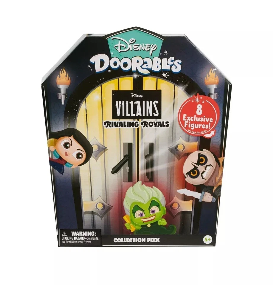 Disney Doorables Villain Collection eek, ¡Incluye 8 mini figuras para 5 en adelante! Foto 3 de 4