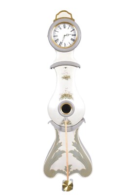 Swedish Mora Clock 1960's with painted detailing