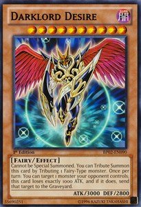 Darklord Desire - BP02-EN090 - Rare - Unlimited Edition x3 - Near Mint