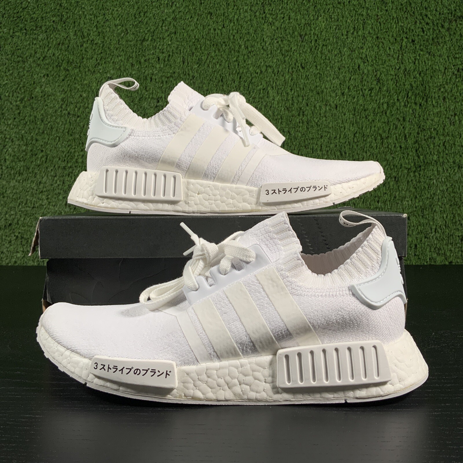 Desprecio victoria Perfecto Size 9 adidas NMD R1 Primeknit Japan Triple White 2017 Low Top Nmd Japan  White 190309818144 | eBay