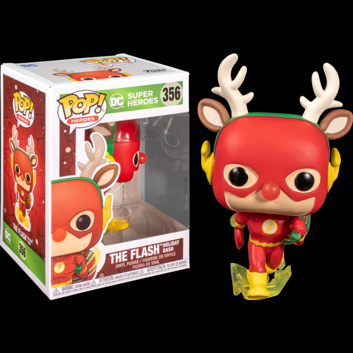 Flash - Flash Rudolph Holiday Pop! Vinyl-Fun50654-Funko