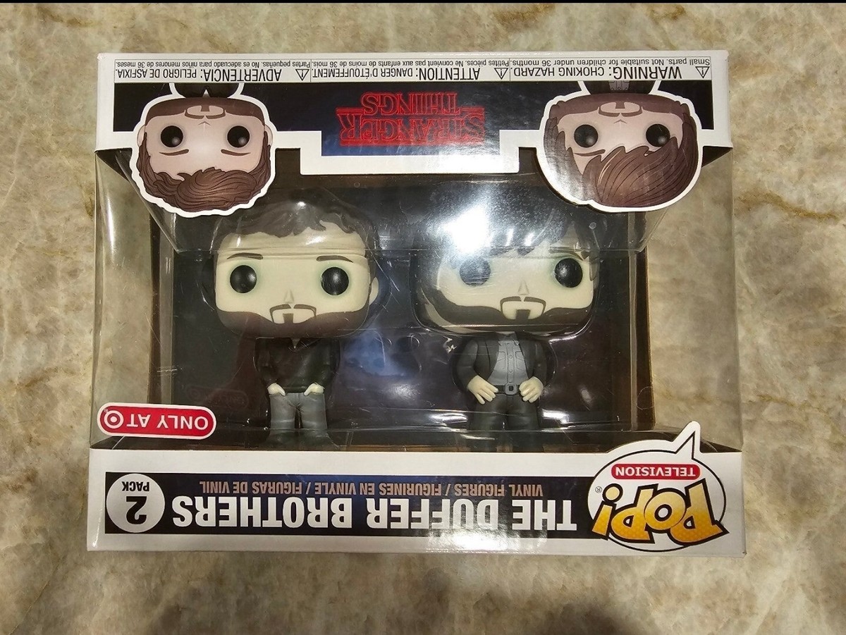 Funko Pop DUFFER BROTHERS UPSIDE DOWN 2Pack Exclusive Stranger Things