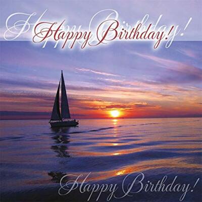 Happy Birthday Card Male Religious Christian Catholic Psalm