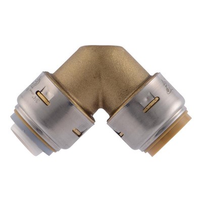SharkBite Push to Connect 3/4 in. PTC T X 3/4 in. D PTC Brass 90 Degree Elbow