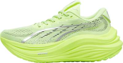 Puma MagMax Nitro Damen Laufschuhe grün gepolstert Komfort Sportschuhe
