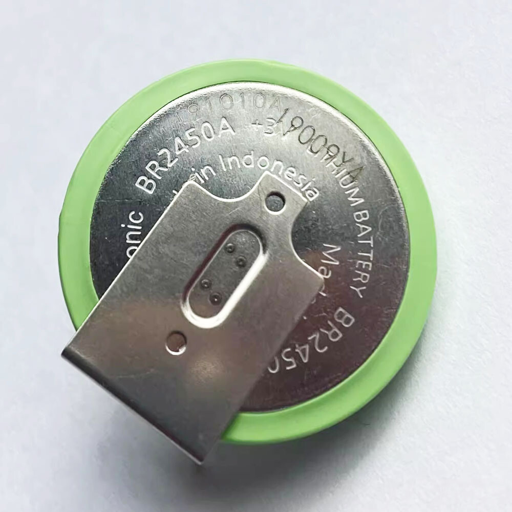 Batteria Al Litio BR2450A Con Piedini Per Saldatura - Alta Temperatura 3V