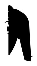 Star Wars Boba Fett Slave 1 Silhouette Decal 1 3"x6" Choose Color