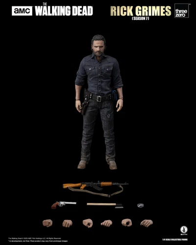 Threezero 3Z05900W0 1/6 The Walking Dead Rick Grimes 12" Action Figure In Stock - Picture 4 of 24