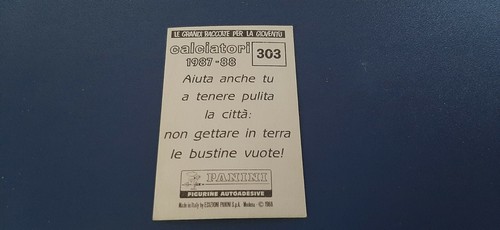 Figurine Calciatori Panini 1987/88 con velina - Scegli dall'elenco da 1 a 303 - Imagen 263 de 263