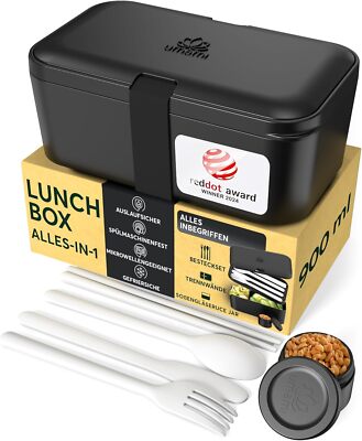 Umami Bento Lunchbox 900ml verschachtelbar Meal Prep für Erwachsene