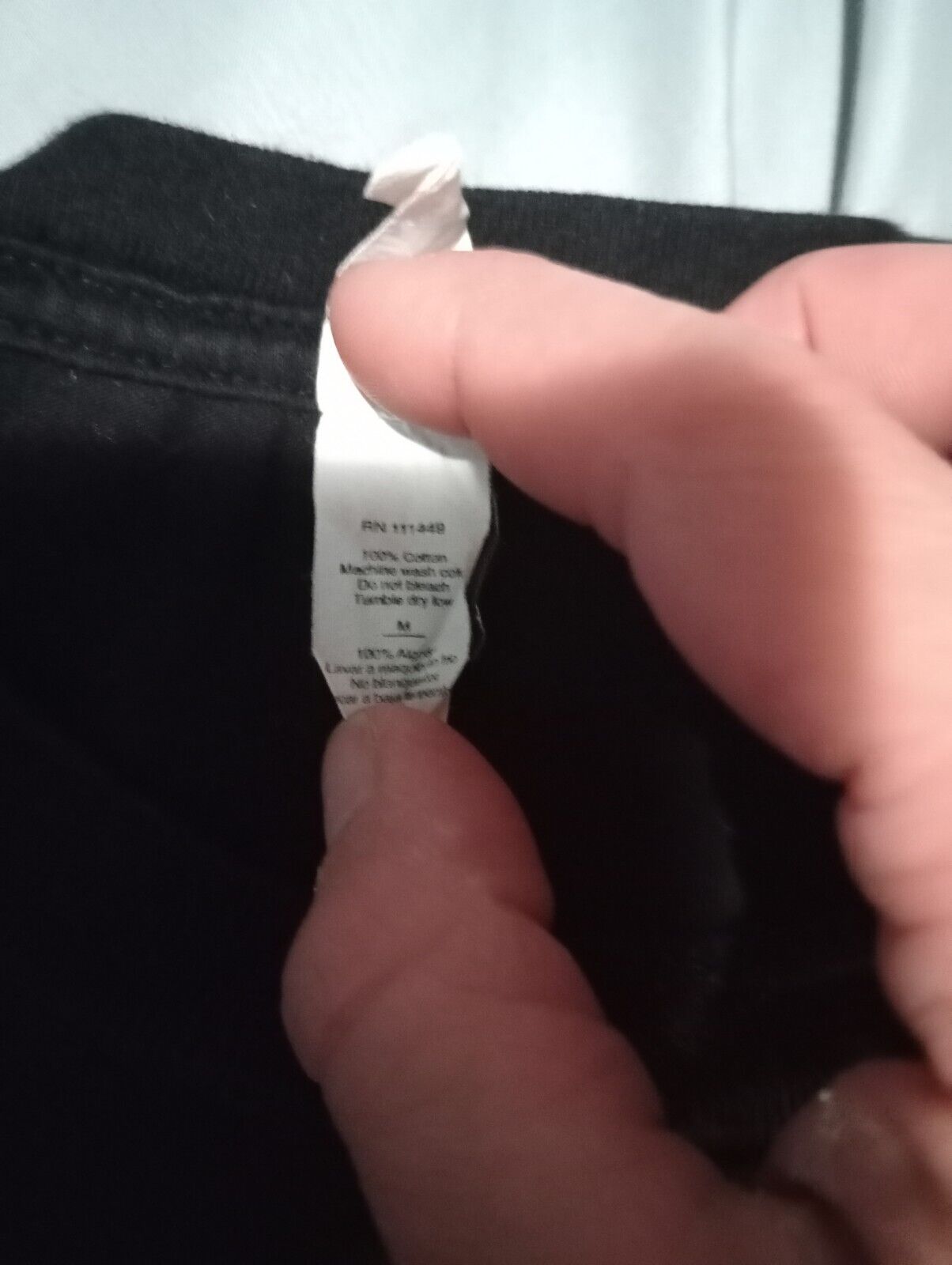 Medium Stanley Flannel Button Front And Black Tsh… - image 6