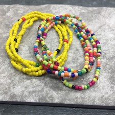 2 PC Handcrafted Waist Beads Jewelry African Bohemia Bracelets Anklet New 4704