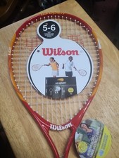 Wilson US Open 21" Junior Youth Tennis Racket ORANGE/ RED 3 1/2"
