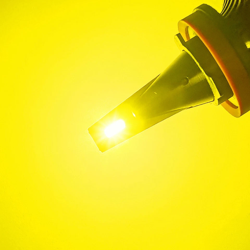 H11 H8 LED Bulbs 3000K Golden Yellow Super Bright Fog Light DRL High Power GUS - Image 4 of 4