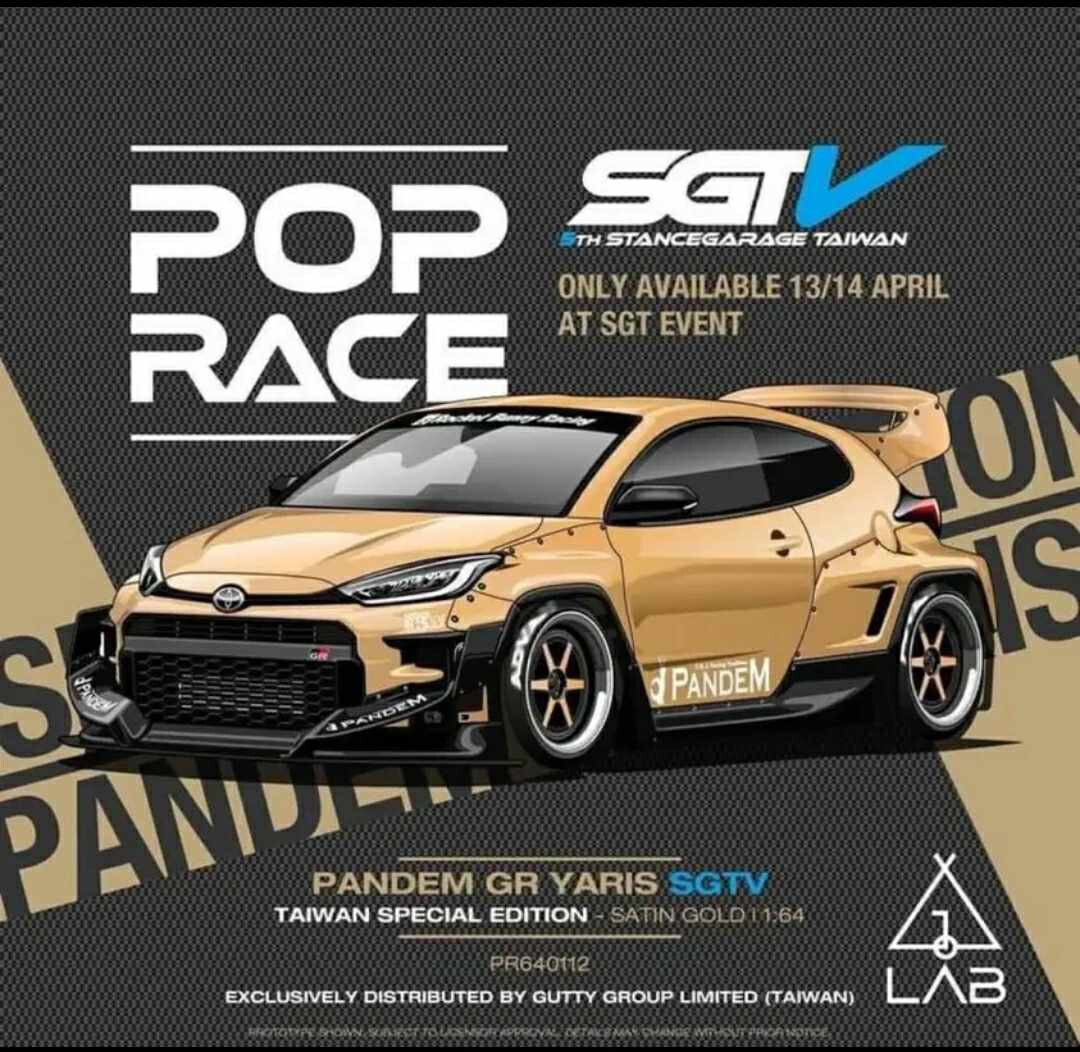 POP RACE PANDEM GR YARIS SGTV TAIWAN SPECIAL EDITION - SATIN