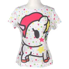 Tokidoki Unicorno Pop Stars Women's T-shirt Anime Licensed NEW