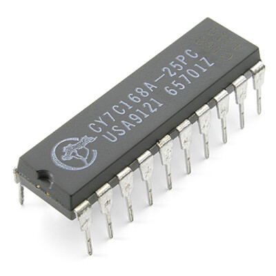 [2pcs] CY7C168A-25PC Standard SRAM 16kBit DIP20