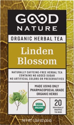 Good Nature Organic Linden Blossom Herbal Tea - 20 bags