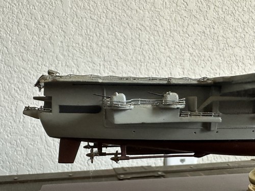 USS Forrestal CV-59 Aircraft Carrier Model Navy Scale 1/700 Desk Wooden Model - Picture 16 of 24