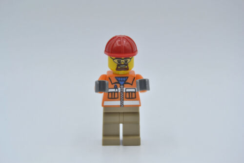 Lego Figure Minifigure Minifigures Construction Worker Cty0366 - Picture 1 of 2