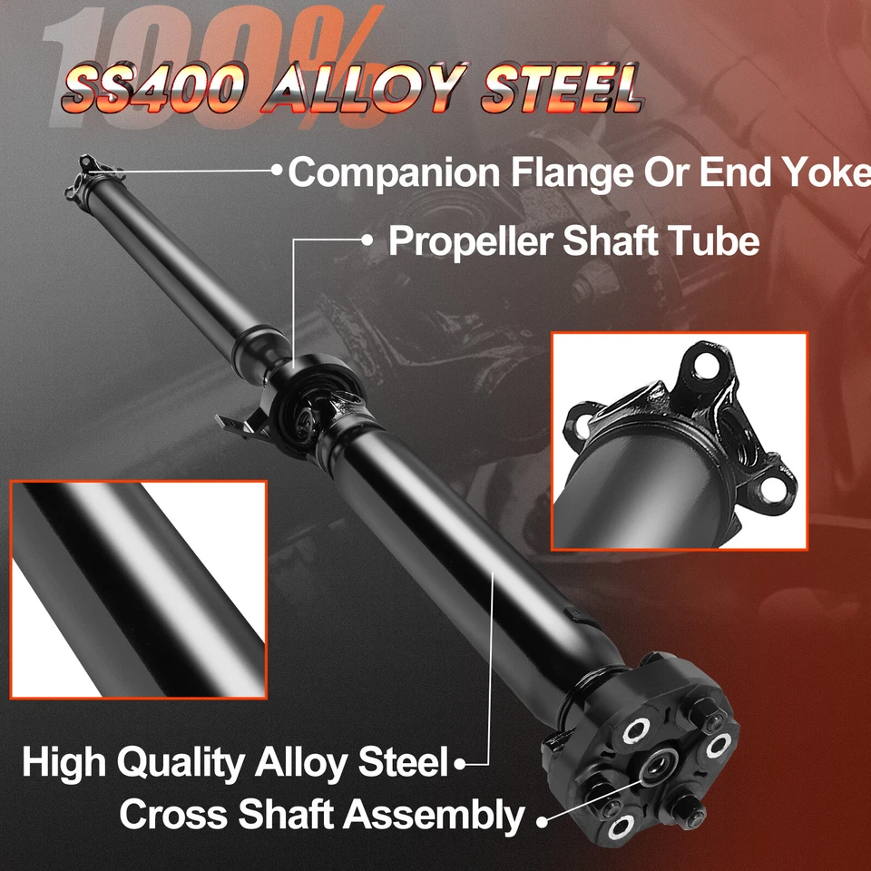 Rear Driveshaft Prop Shaft Assembly for BMW E46 323Ci 323i 325Ci 325i Trans - Imagem 2 de 4