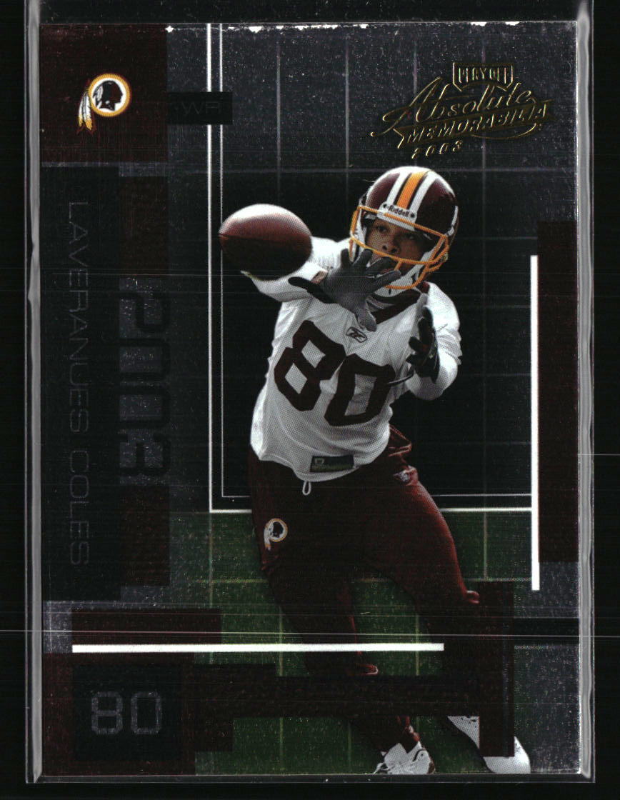 Laveranues Coles 2003 Playoff Absolute Memorabilia #37 Football Card