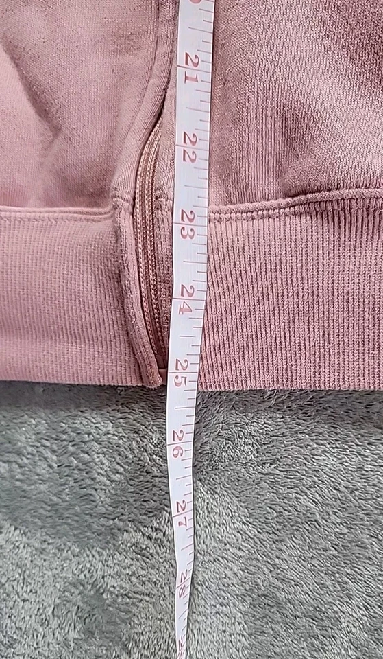 Minnie Mouse Classic Jerry Leigh Sketches Dusty Rose Zip-Up Hoodie Pink Used  - Image 3 of 4