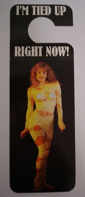 Neuheit Türhänger - ICH BIN GERADE GEFESSELT! - Classic Images - Nagelneu (B2)