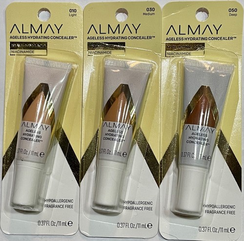 ALMAY AGELESS HYDRATING CONCEALER 010 LIGHT, 030 MEDIUM, 050 DEEP BNIB, USA SELL - 第 1/4 張圖片