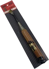 Tokichiro wood carving chisel red oak 1.5cm for cutting deep into narrow areas