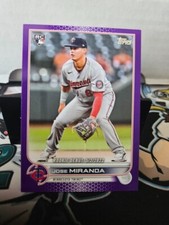 2022 Topps Update Purple Parallel Jose Miranda RC US5 Twins Meijer