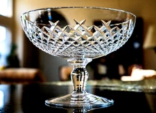 Waterford Crystal ALANA Pedestal Compote/Bowl 4 1/4" Tall x 6 1/2" Wide