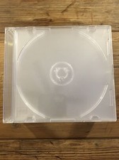Lot of 11 Clear CD Jewel Cases - Slim - Size 5.59" x 4.92" x 0.2" New