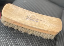 Vintage Premium Shoe Brush 100 Horsehair. Wood - Works Real Smooth - Good Deal.