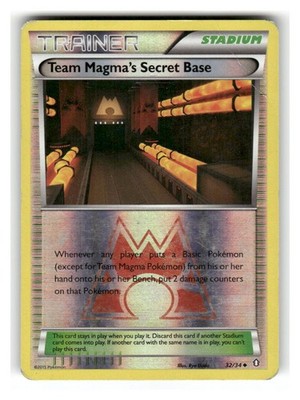 Team Magma's Secret Base 32/34 Uncommon Double Crisis Pokemon Reverse Holo HP