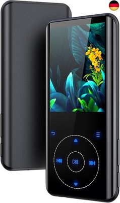 64GB MP3 Player Bluetooth 5.3, HiFi Musik Lossless Sound, Metallgehäuse 