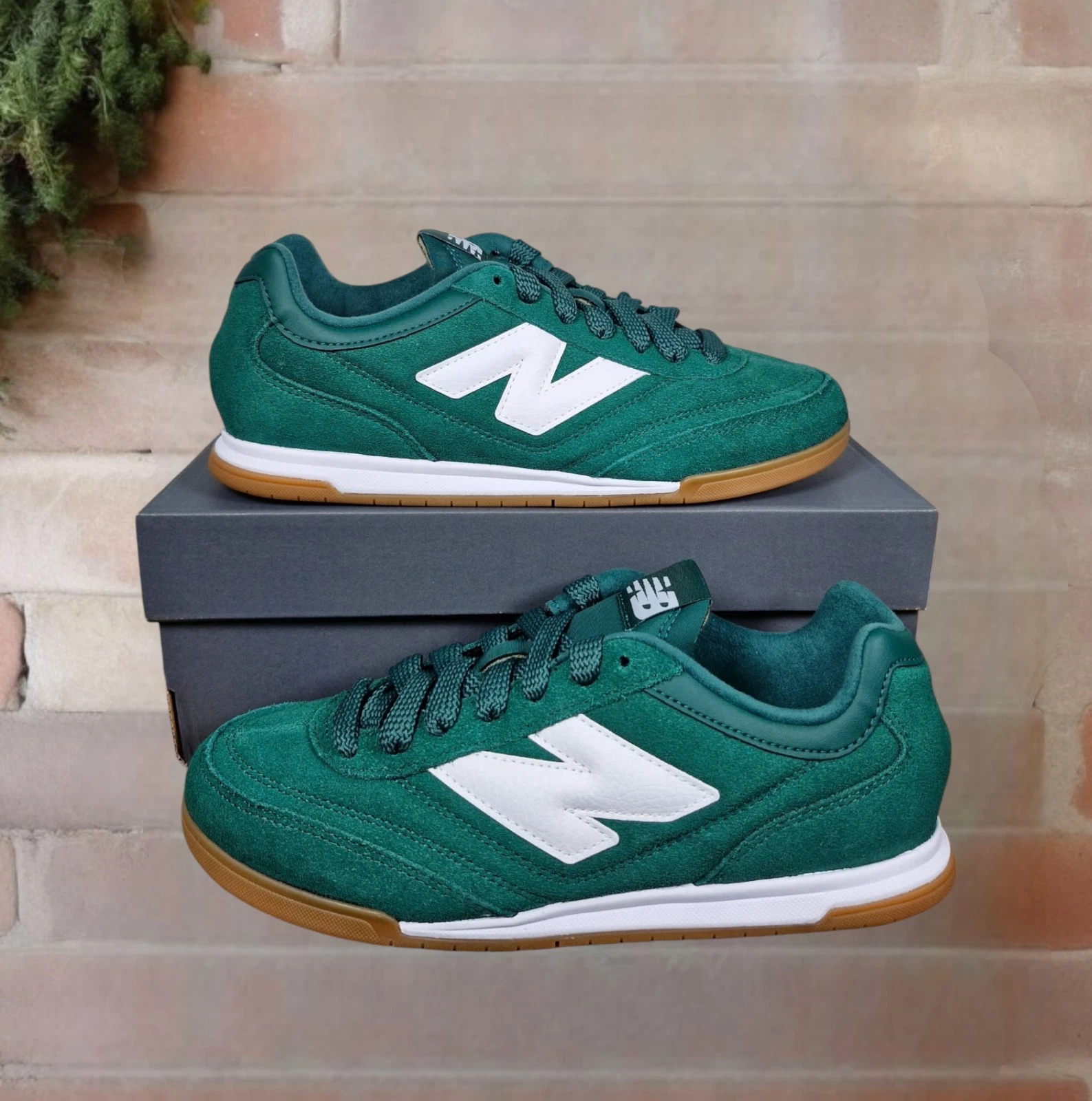 New Balance RC42 Scarpe da Ginnastica Unisex UK 7.5 EU 41.5 Verde Bianco URC42SD Nuove✅️