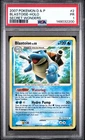 2007 POKEMON DIAMOND & PEARL SECRET WONDERS #2 BLASTOISE-HOLO PSA 1