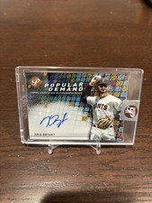 Topps Pristine Popular Demand Kris Bryant Gold Refractor /50 PDA-KB Giants 2022
