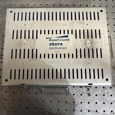 Karl Storz E7418 Ophthalmic Instruments Sterilization Tray Case w/Insert