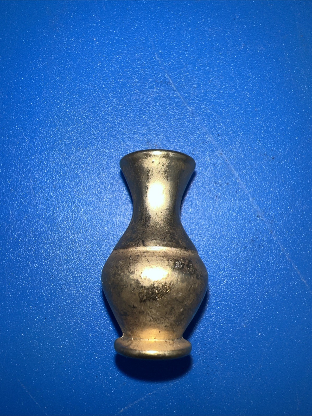 Miniature Vintage Solid Brass 1-1/8