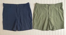 Faherty TWO PAIR All Day Adustable String Shorts Green Blue - Men's Size 35