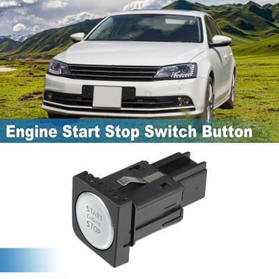 No.16D959839 Engine Start Stop Switch Button for Volkswagen Jetta 11-18 Black