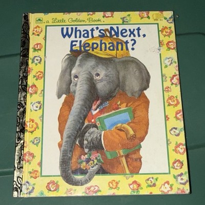 1949 A Little Golden Book What s Next Elephant? Vintage