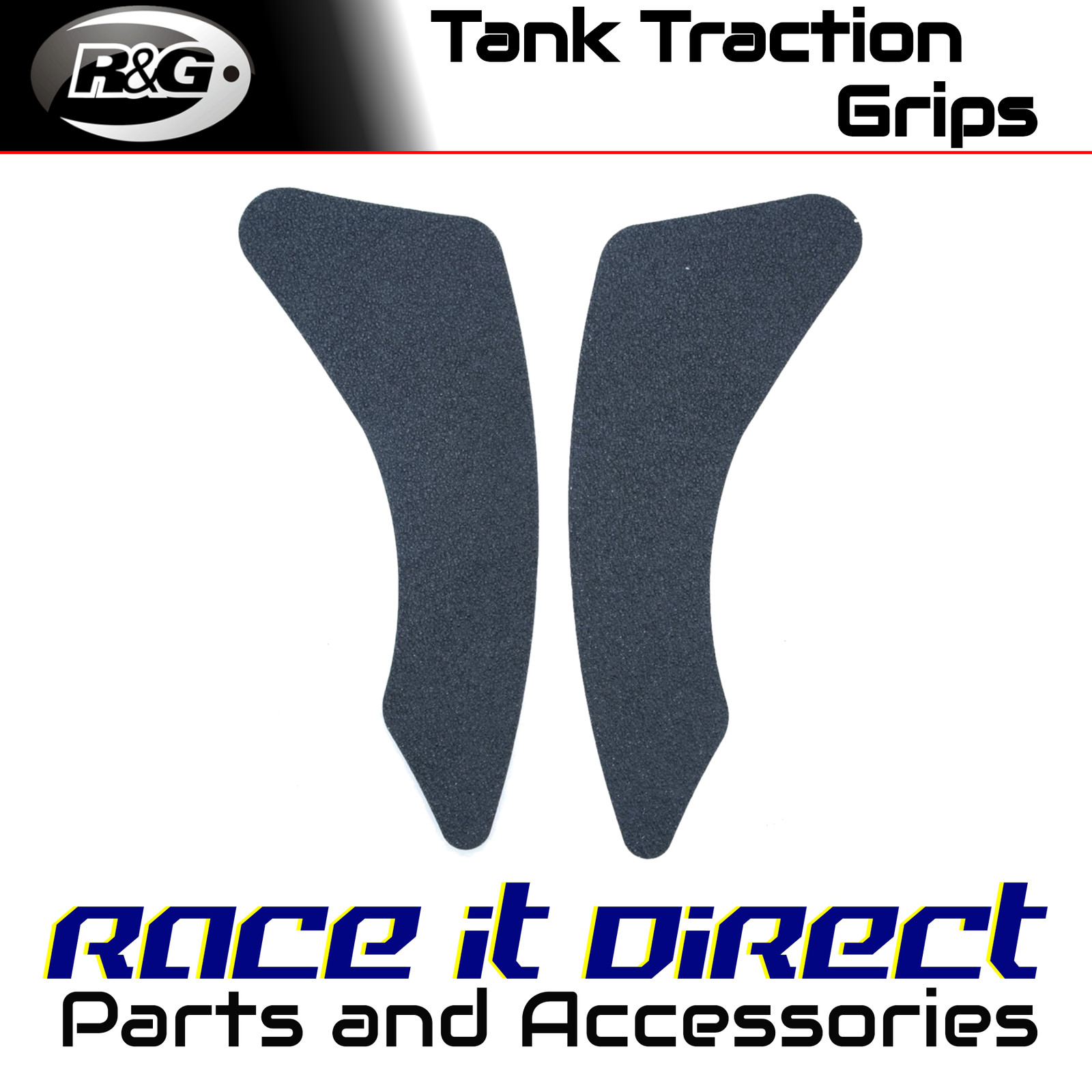 Tank Traction Grips for Kawasaki Z750 2007-2013 R&G